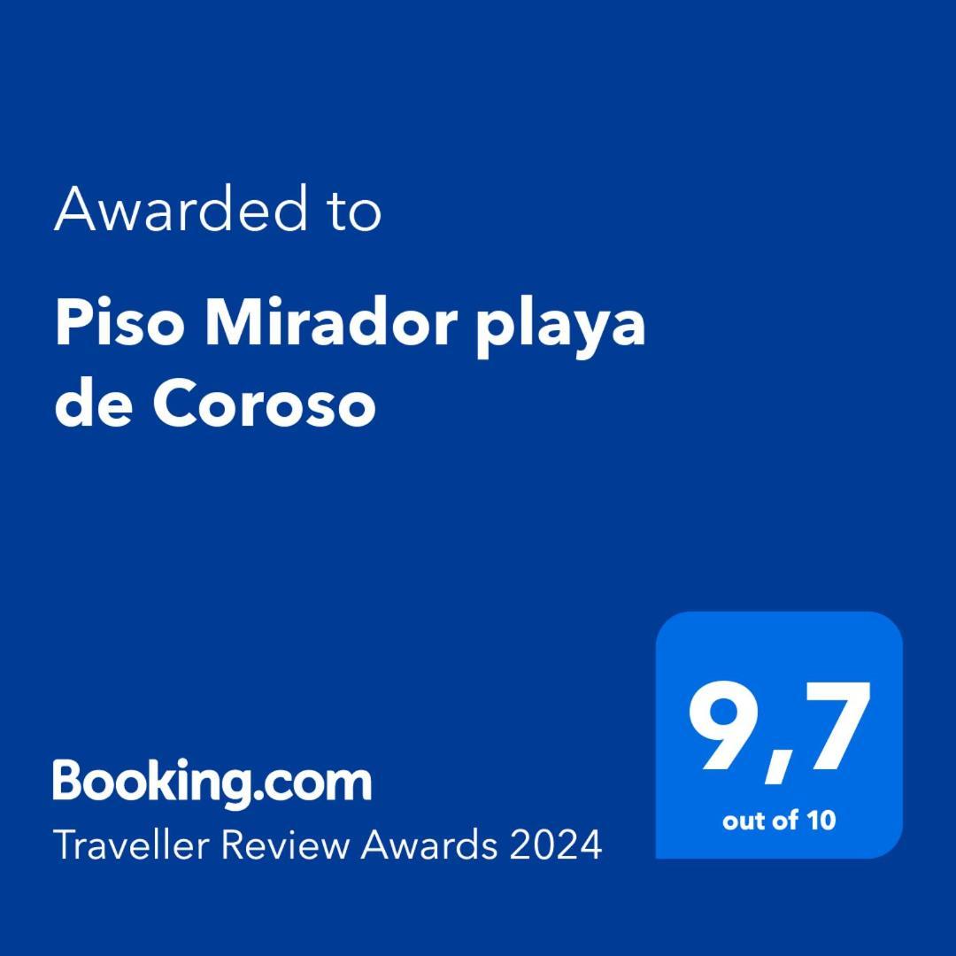 Apartament Piso Mirador Playa De Coroso Ribeira Zewnętrze zdjęcie